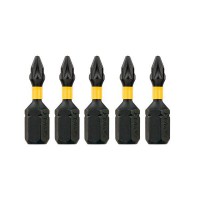 DEWALT DT7386T Impact Torsion Screwdriver Bits Pozi PZ1 25mm Pack of 5