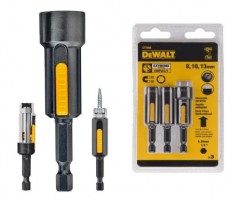Dewalt DT7460 8mm 10mm 13mm Impact Rated 1/4\" Heax Magnetic Easy Clean Nut Driver