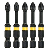 DeWalt DT7999T Pack of 5 Ph3 x 50mm Impact Torsion Driver Bits