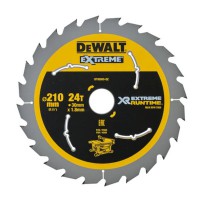 DeWalt 210mm x 30mm 24T Xtreme Runtime Circular Saw Blade to suit DCS7485 - DT99565-QZ