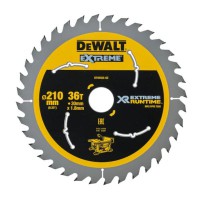 DeWalt 210mm x 30mm 36T Xtreme Runtime Circular Saw Blade to suit DCS7485 - DT99566-QZ