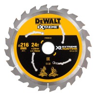 DEWALT DT99568 Xtreme Runtime FlexVolt Circular Saw Blade 216mm x 30mm 24T