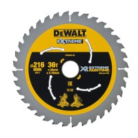 DeWalt 216mm x 30mm 36T Xtreme Runtime Circular Saw Blade to suit DCS777 - DT99569-QZ