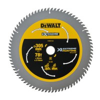 DeWalt 305mm x 30mm 78T Xtreme Runtime Circular Saw Blade to suit DHS780 DCS781 - DT99576-QZ