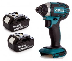 Makita DTD152Z 18 Volt LXT Li-Ion Cordless Impact Driver Body Only + 2 Batteries