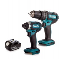 Makita DTD152Z 18 Volt LXT Li-Ion Cordless Impact Driver Body Only + DHP482 Cordless Combi Hammer Drill Driver