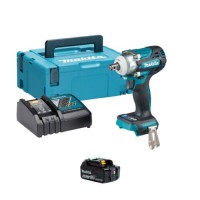 Makita DTW300RTJ 18 Volt LXT Li-Ion Cordless Brushless 1/2\" Impact Wrench With Macpak Case
