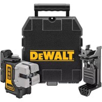 DeWalt DW089K 3 Way Self-Levelling Ultra Bright Multi Line Laser (Horizontal, Vertical, & Side Lines) In Kitbox