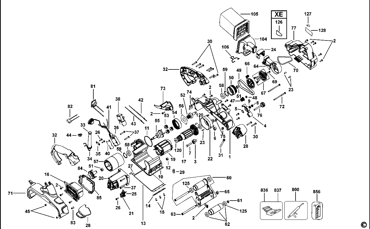 DeWalt Genuine Spare Parts DW433 Belt Sander Type 1 eBay