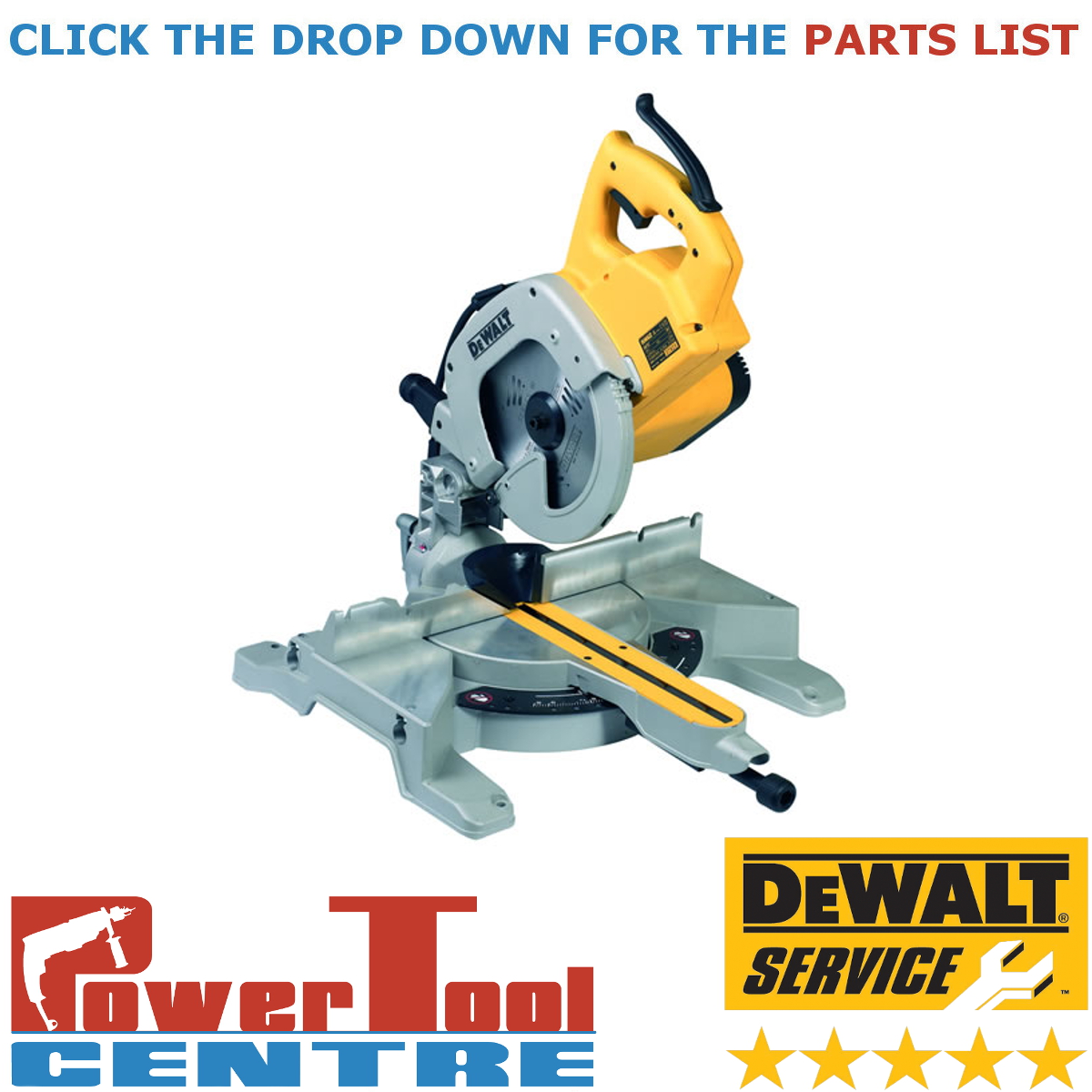 DeWalt Genuine Spare Parts DW707 Mitre Saw Type 2 eBay