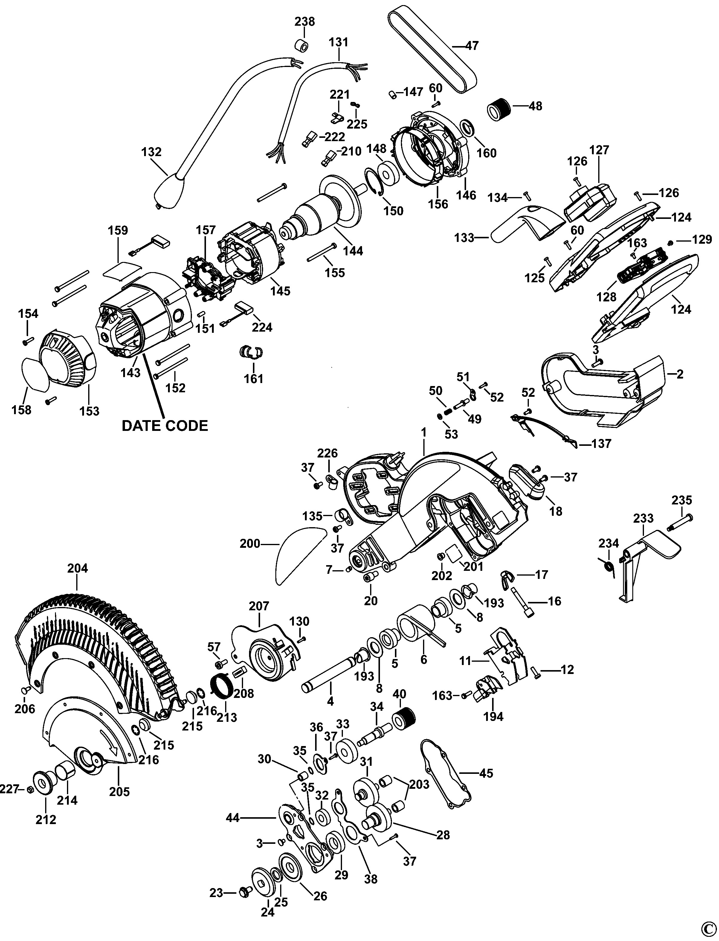 DeWalt Genuine Spare Parts DWS780 Mitre Saw - Type 10 | eBay