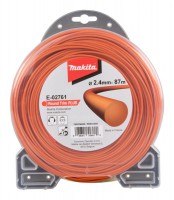Makita E-02761 2.4mm Round Mowing Strimmer Line 87m Orange Roll