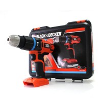 [NO LONGER AVAILABLE] Black & Decker EGBL188K 18 Volt Li-Ion 2 Gear Combi Hammer Drill Body Only Bare Unit w/ Kitbox