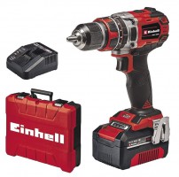 Einhell TE-CD 18/50 Li-I BL 18V Brushless Combi Drill + 1x4.0Ah & Charger & Case