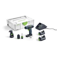 Festool 564512 TXS Li 2,6-Set 10.8 Volt Cordless Drill Driver 2 x 2.6Ah Batteries