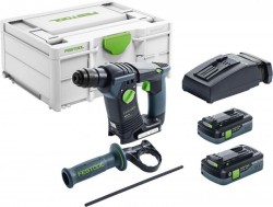 Festool 576514 18V 2x4.0Ah BHC18HPC4.0I-Plus Cordless Hammer Drill Kit