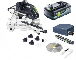 Festool KSC 60 Kapex Sliding Compound Mitre Saw + 4ah High Power Battery