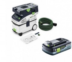 Festool Cordless Mobile Dust Extractor CTLC MIDI I-Basic + 4AH Battery