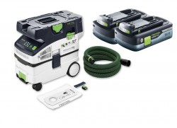 Festool 577067 Cordless mobile Dust Extractor CTMC MIDI I-Basic + 2 x 4ah Battery