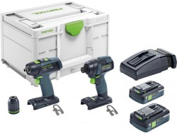 Festool 577245 Ex Display Cordless Impact Tid 18 Hpc4,0I-Set T18Gb