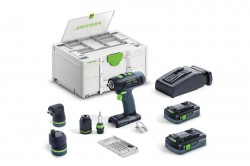 Festool 577610 Cordless Drill T18+3 Hpc4,0 I-Set Gb