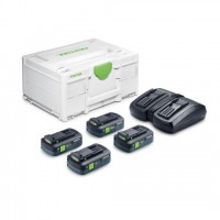 Festool 578824 Energy Set SYS 18V 4x TBX4.0Ah/TCL6DUO GB