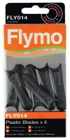 Flymo FLY014 Plastic Lawnmower Blades (Pack of 6)
