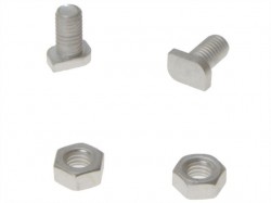 ALM GH003 Aluminium cropped head nuts and bolts