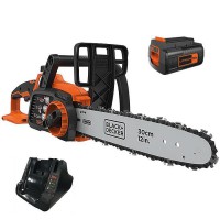 Black & Decker GKC3630L20 36 Volt Cordless 30cm Chainsaw 1 x 2.0Ah Battery