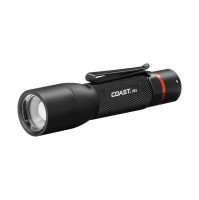 Coast HX5 1 x AA Focusing LED Torch with pocket clip Pure Beam Slide Focus