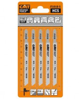 CMT 5 Jig Saw Blades Hcs 100X2.5X10Tpi (Wood/Straight/Fine)