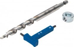 KREG Easy-Set Drill Bit with Easy-Set Depth Gauge / Depth Collar / Hex Wrench
