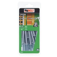 Black & Decker Molly 25Xmulti Fixing-Hammer-In 6Mm 6X80