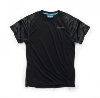 Makita MK102M Mens Black Tech T-Shirt 2XL