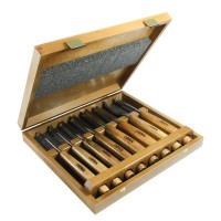 NAREX 8680 00 Professional 8 Piece Carving Chisel Set