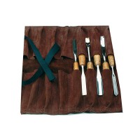 NAREX Additionals 8996 00 Carpenters 14 Pocket Leather Chisel Screwdriver General Tool Roll