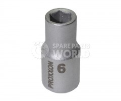 Proxxon 23714 1/4\" 6mm Chrome-Vanadium Steel Socket