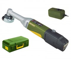 Proxxon 29815 Battery-powered long neck angle grinder LHW/A, incl. rapid charger + lithium-ion battery NO 29 815