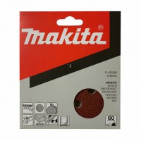 Makita P-43549 125mm 5\" Velcro Backed Abrasive Sanding Disc 60 Grit - Pack of 10