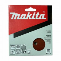 Makita P-43608 125mm 5\" Velcro Backed Abrasive Sanding Disc 320 Grit - Pack of 10
