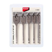 (NO LONGER AVAILABLE) Makita P-46084 1/4\" Hex Shank Impact Flatwood Drill Bit Set 16mm - 32mm