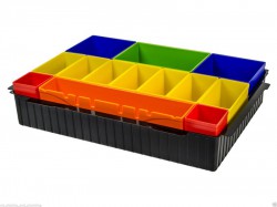 Makita P-83652 Makpac  Insert 13 Piece Organiser Coloured Compartments