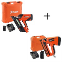 Paslode Combo Kit IM5A F16 Angled Brad Nailer with 360XI 1st Fix Framing Nailer