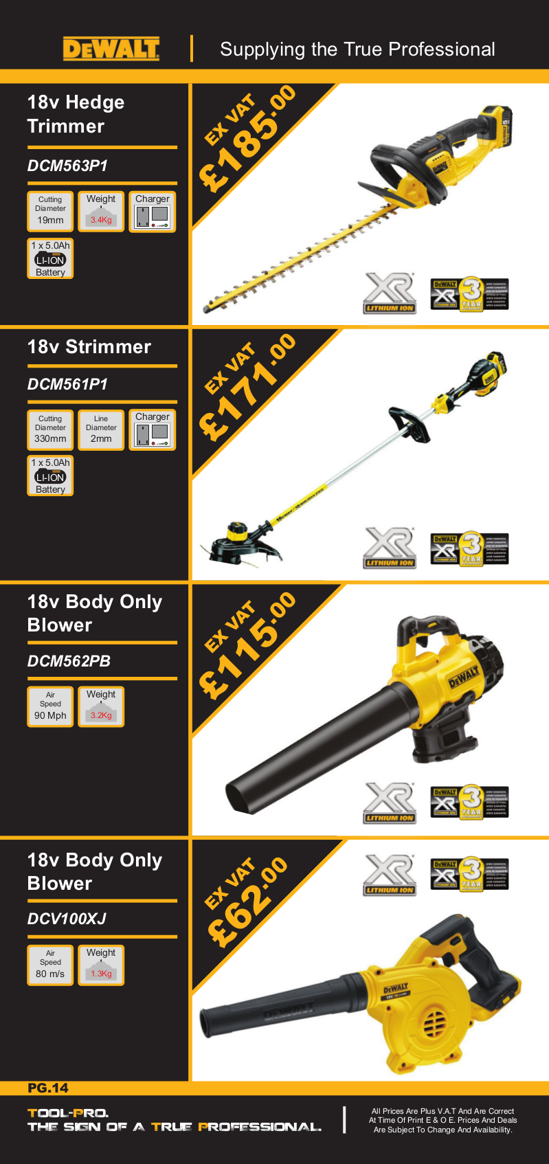 Tool-Pro Catalogue Page 14