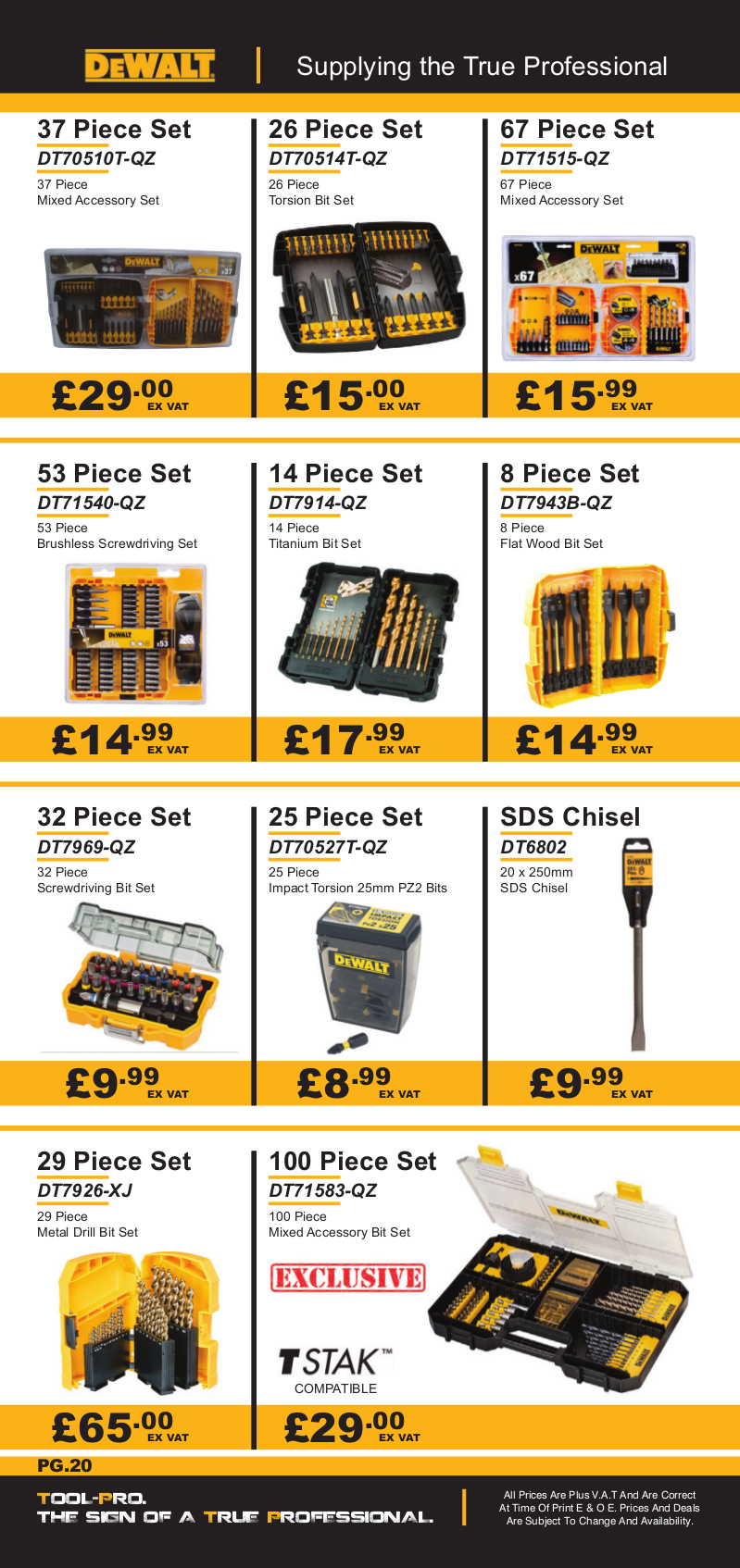 Tool-Pro Catalogue Page 20