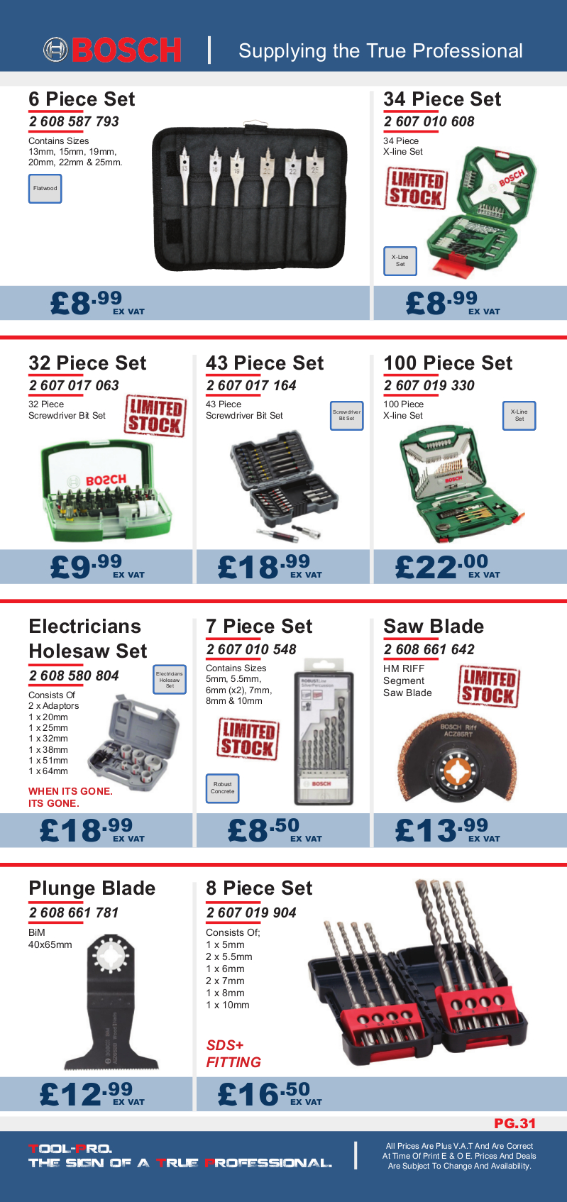 Tool-Pro Catalogue Page 31