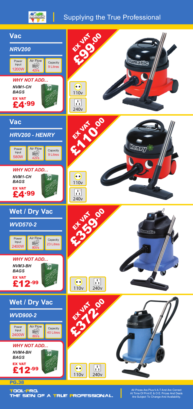 Tool-Pro Catalogue Page 38