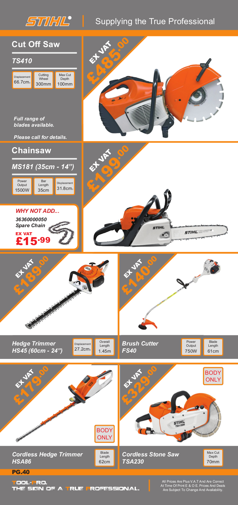 Tool-Pro Catalogue Page 40