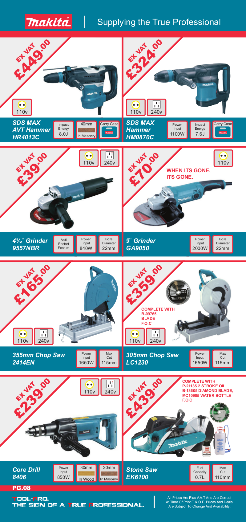 Tool-Pro Catalogue Page 