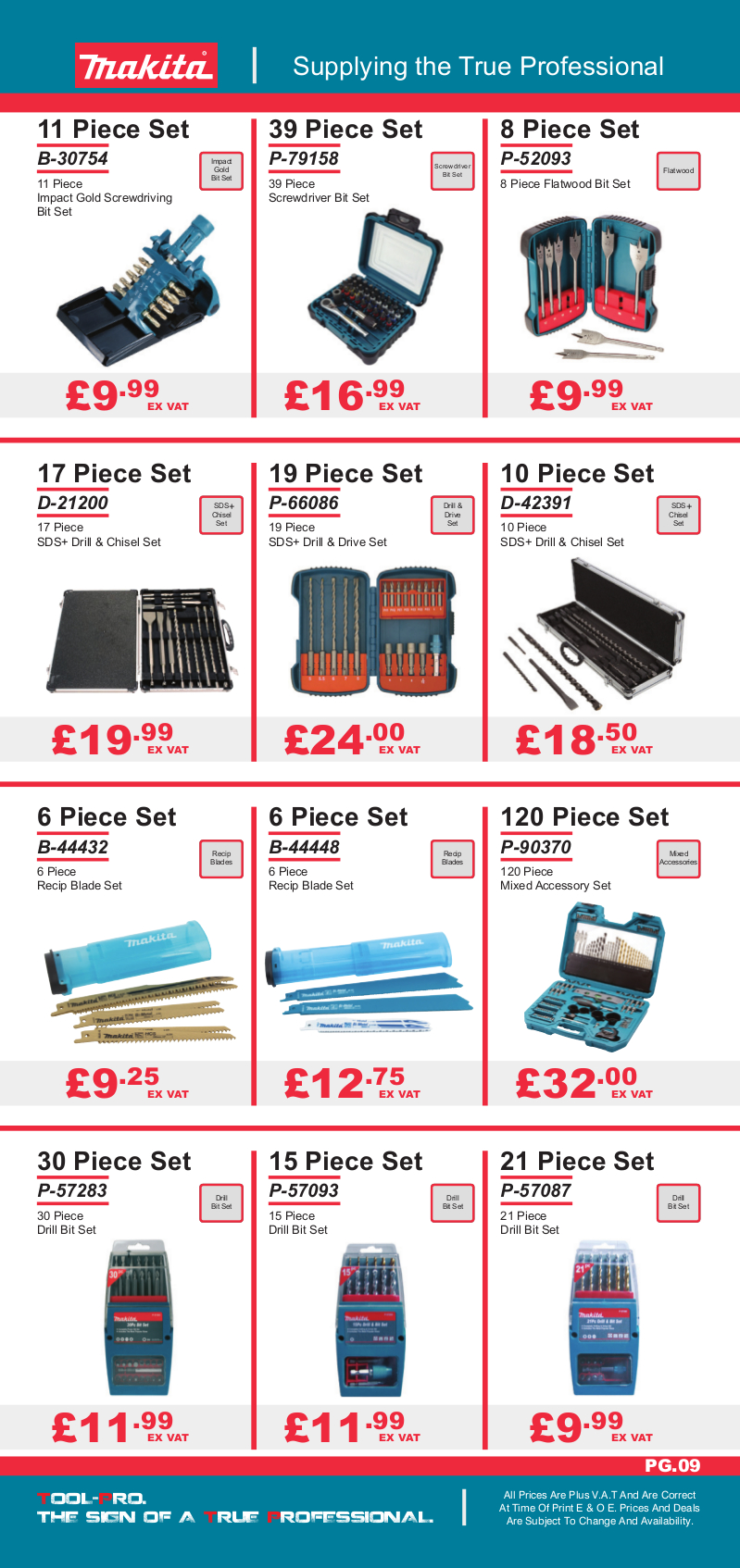 Tool-Pro Catalogue Page 